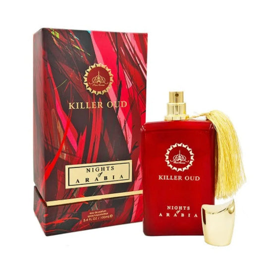 Killer Oud Nights Unisex Eau de Parfum Pomelo Leather Accord Men’s Cologne Paris Corner