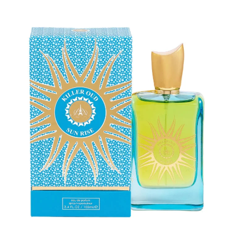 Killer Oud Sunrise Perfume Blend of Lavender Brandy Immortelle Vanilla Unisex Fragrance Paris Corner