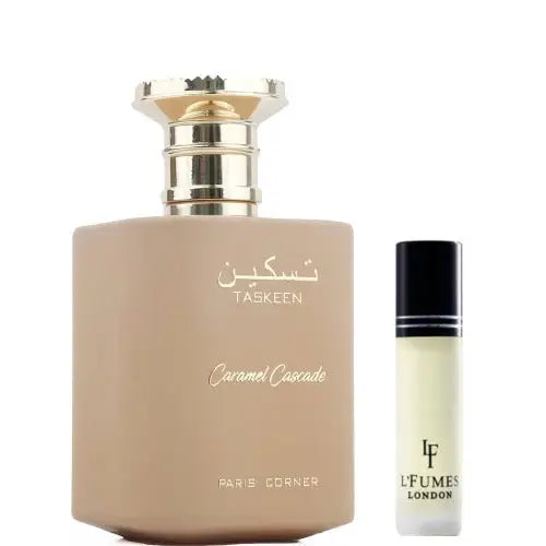 Experience Taskeen Caramel Cascade: Your Sweet Escape Awaits Men’s Cologne Paris Corner