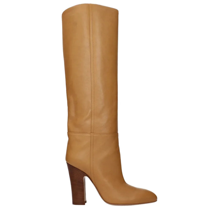 Paris Texas Brown Leather Boots