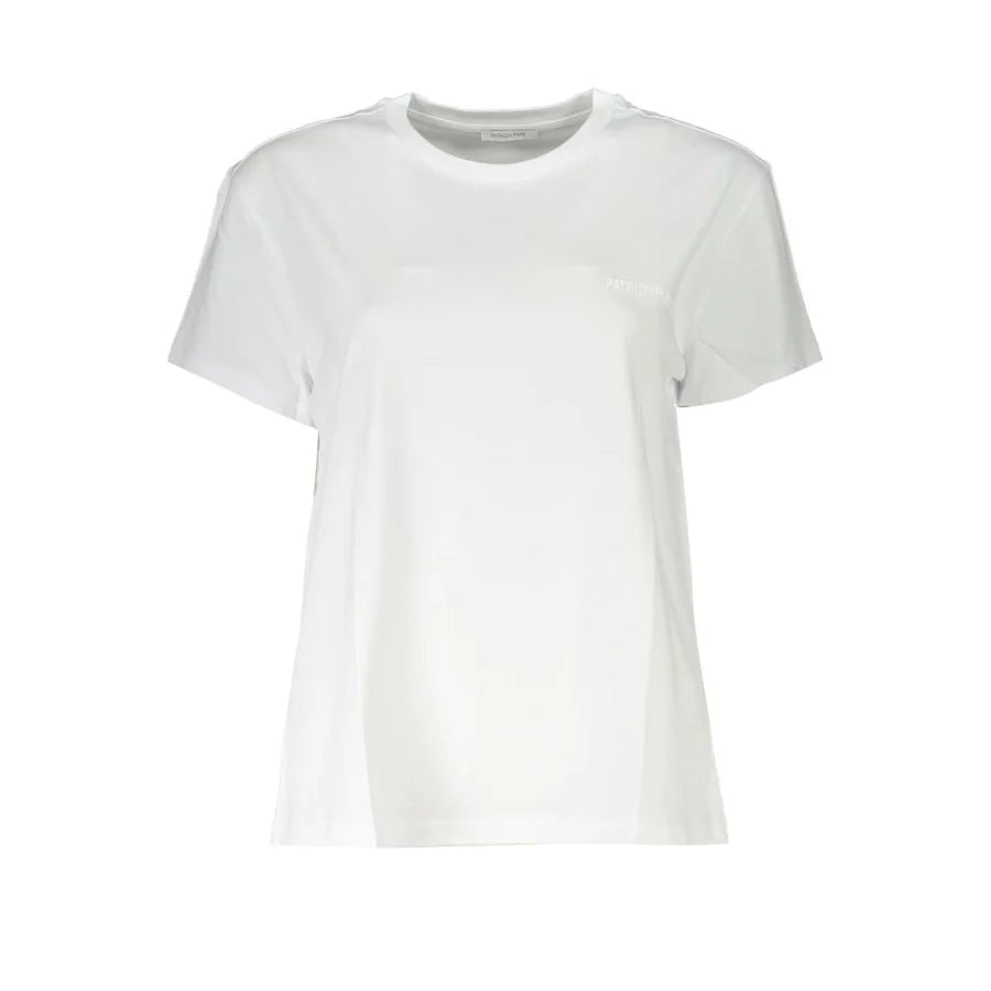 Patrizia Pepe Bianco Organic Cotton Women T-Shirt
