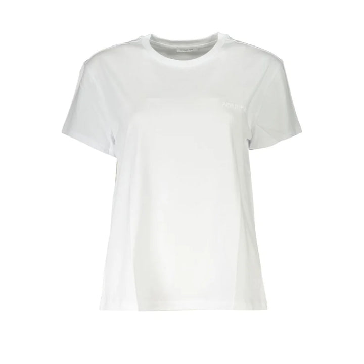 Patrizia Pepe Bianco Organic Cotton Women T-Shirt