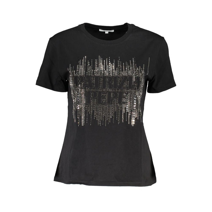 Patrizia Pepe - Black Cotton Women T-Shirt