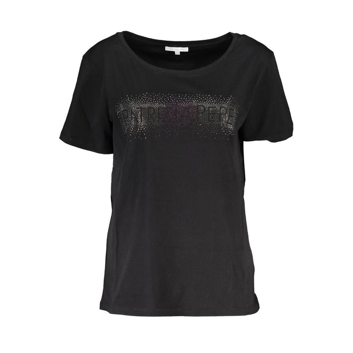 Patrizia Pepe - Black Cotton Women T-Shirt