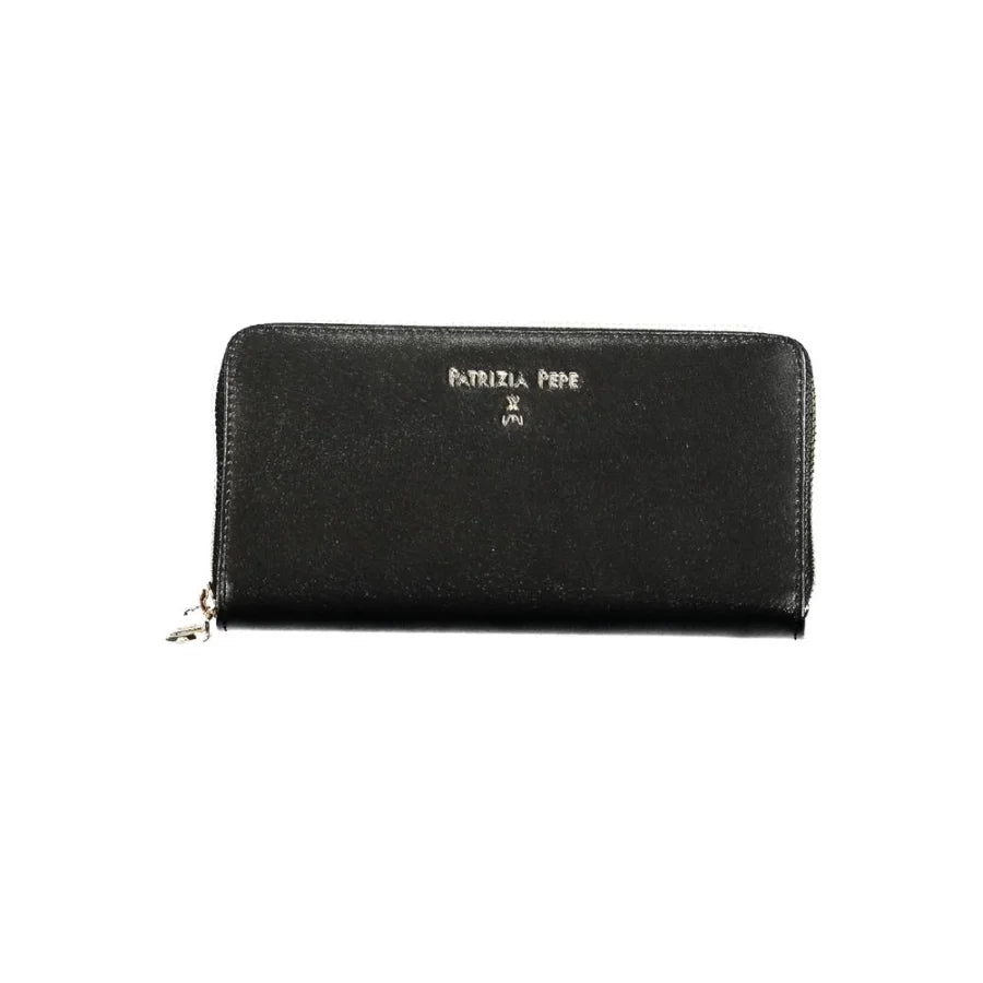 Patrizia Pepe Black Leather Women Wallet