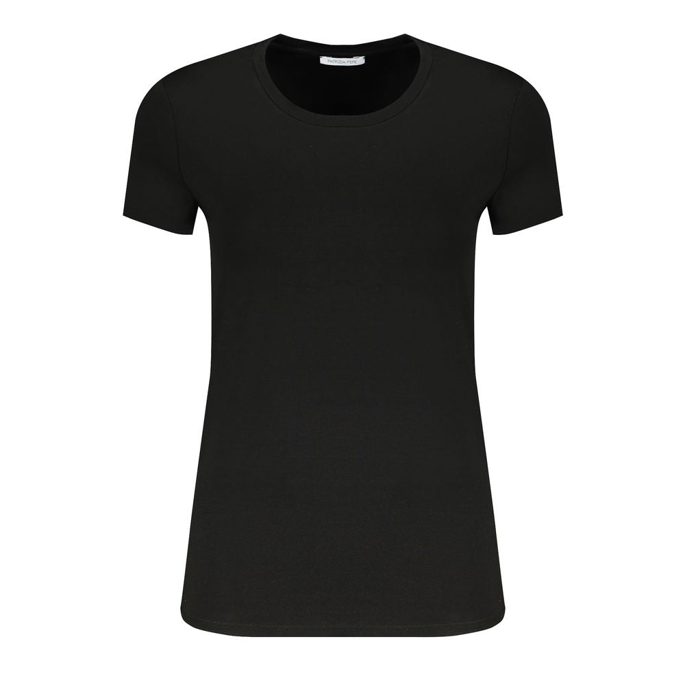 Patrizia Pepe - Black Organic Cotton Women T-Shirt