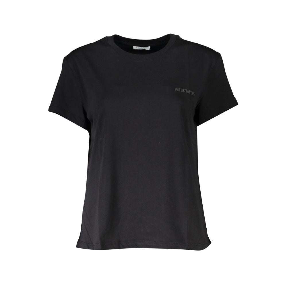 Patrizia Pepe - Black Organic Cotton Women T-Shirt