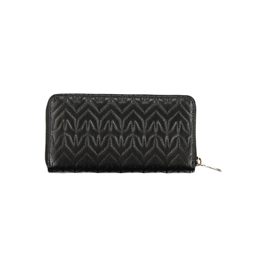 Patrizia Pepe Black Polyurethane Women Wallet