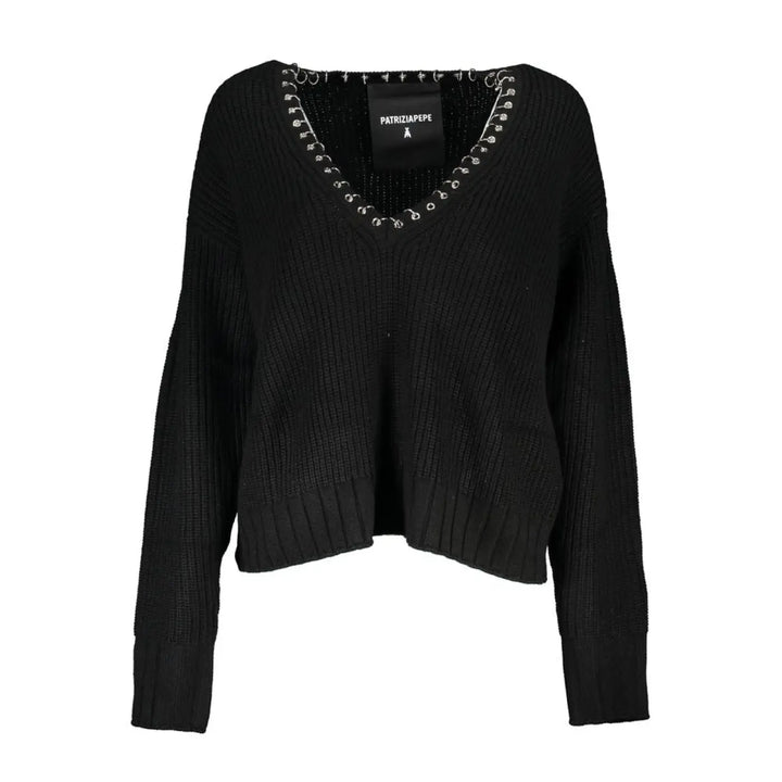 Patrizia Pepe Black Tessuto Women Sweater