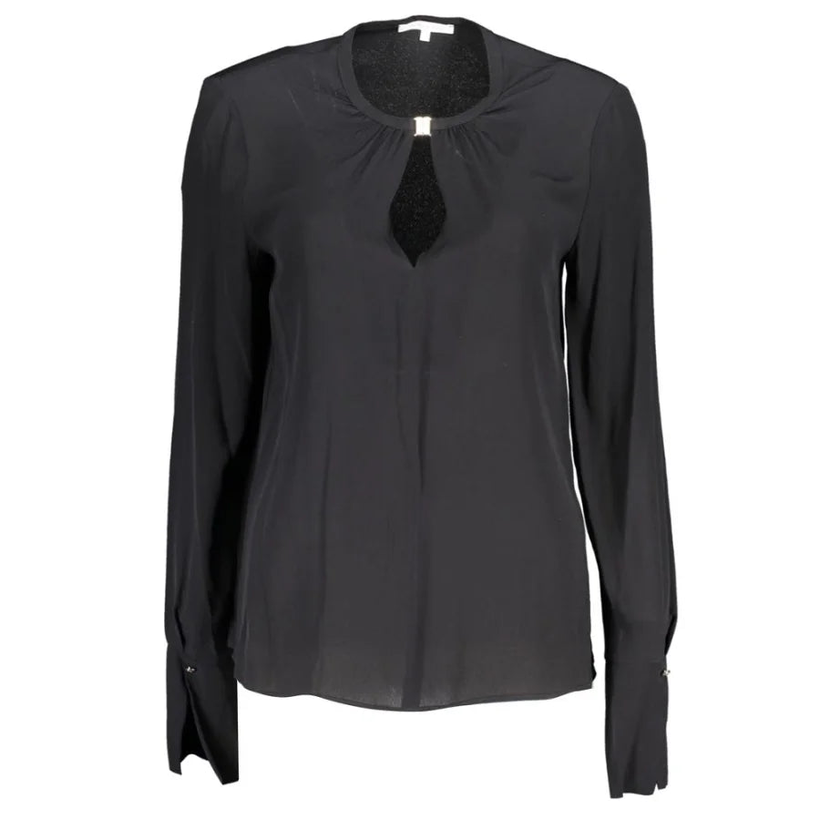 Patrizia Pepe ’Black Viscose Women’s Blouse’
