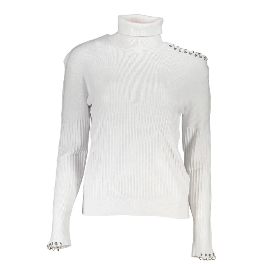 Patrizia Pepe Grigio Poliammide Women Sweater Turtleneck