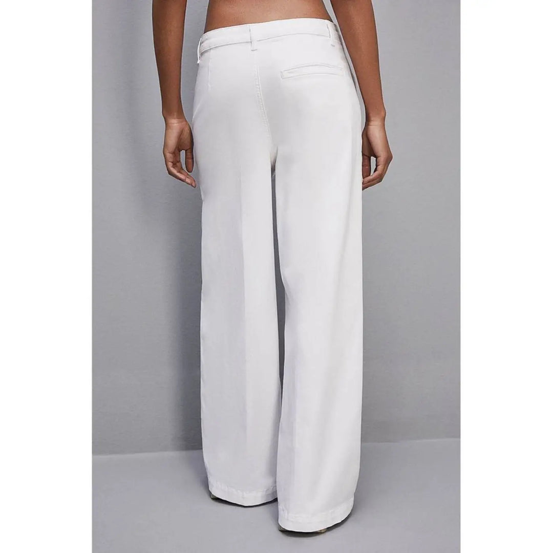 Patrizia Pepe White Cotton Casual Pants