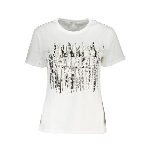 Patrizia Pepe - White Cotton Women T-Shirt