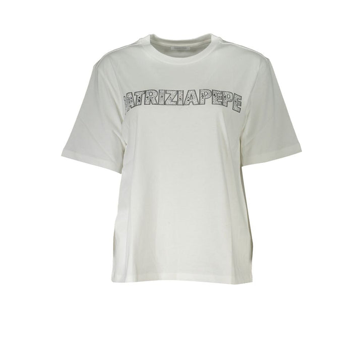 Patrizia Pepe - White Cotton Women T-Shirt