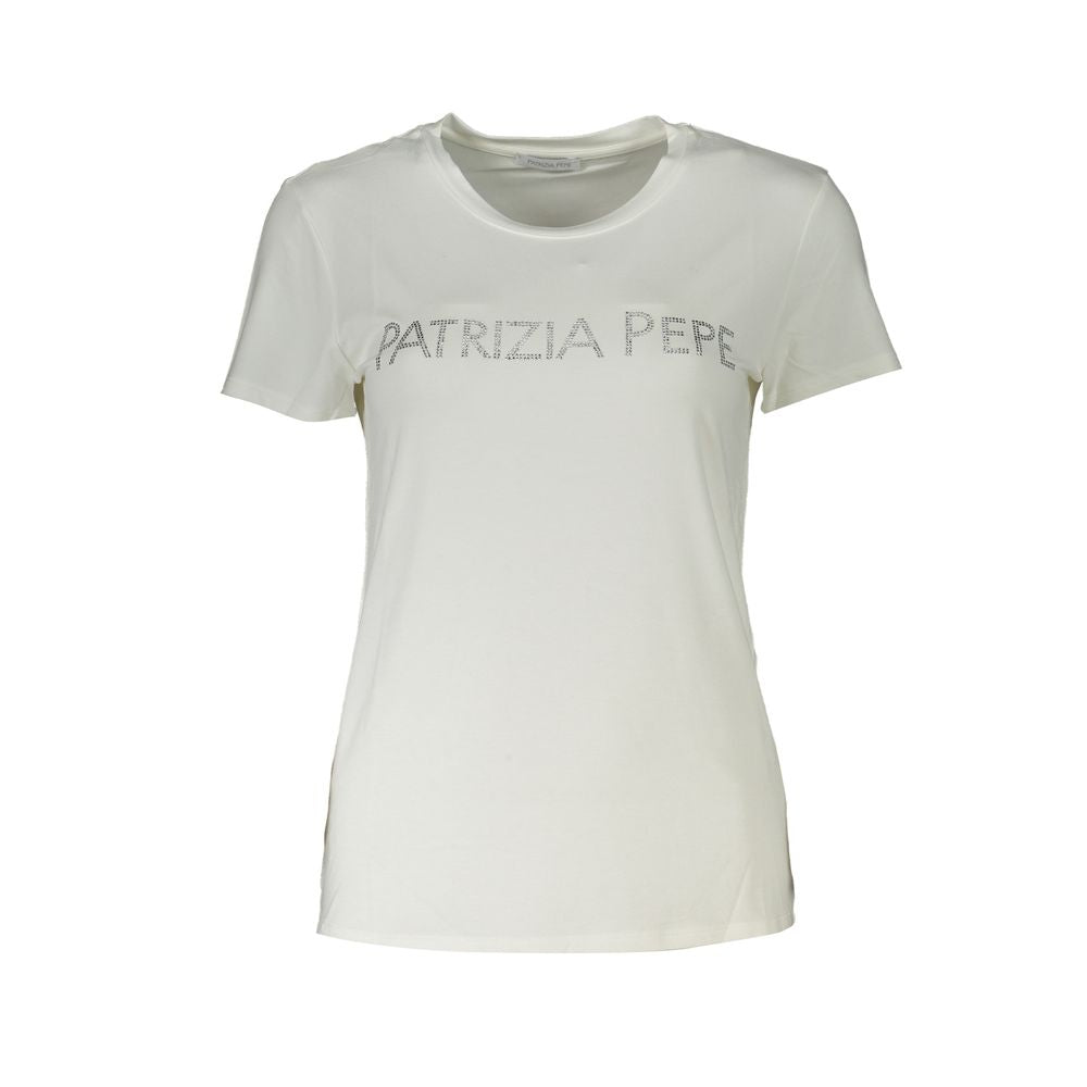 Patrizia Pepe - White Organic Cotton Women T-Shirt