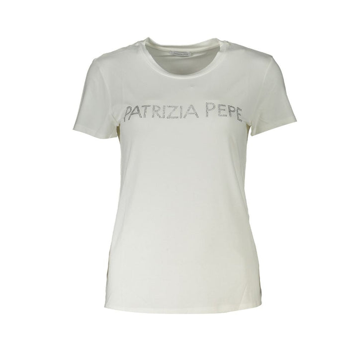 Patrizia Pepe - White Organic Cotton Women T-Shirt