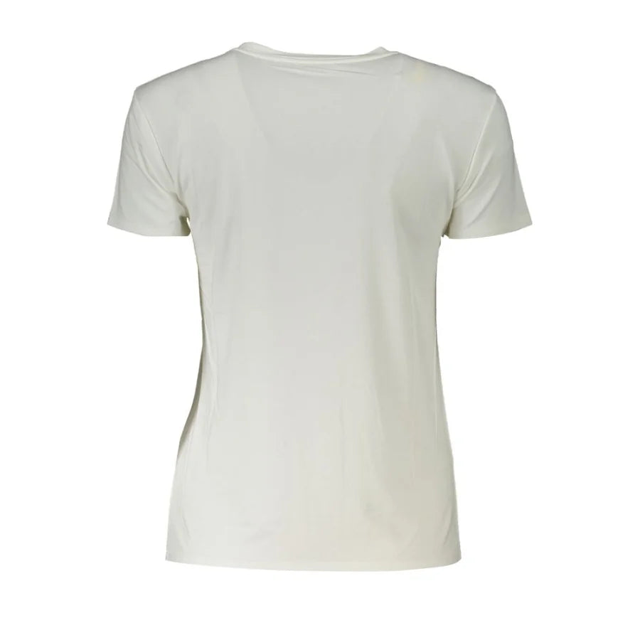 Patrizia Pepe White Organic Cotton Women T-Shirt