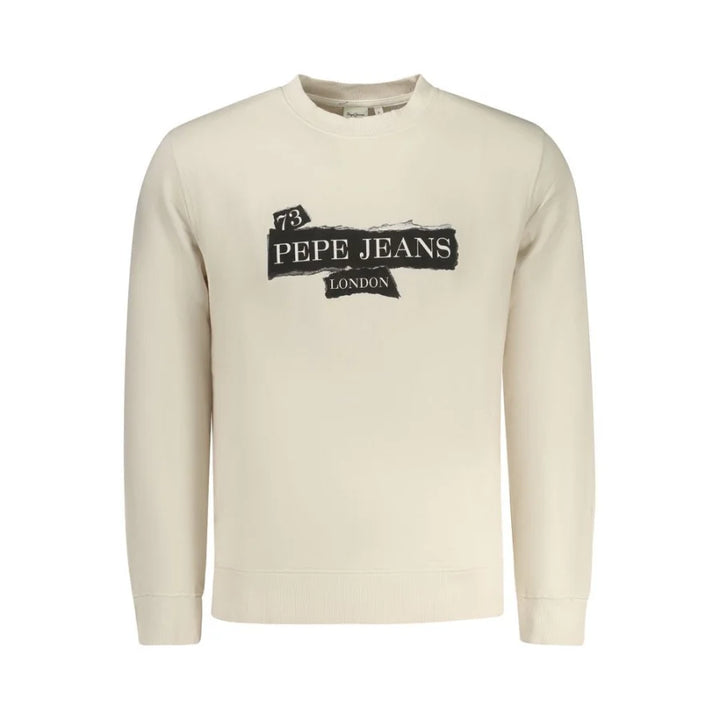 Pepe Jeans Beige Cotton Men Sweatshirt