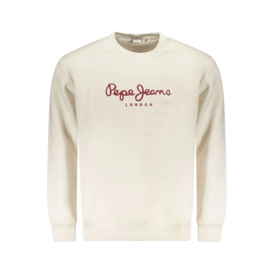 Pepe Jeans Bianco Cotton Men Sweatshirt