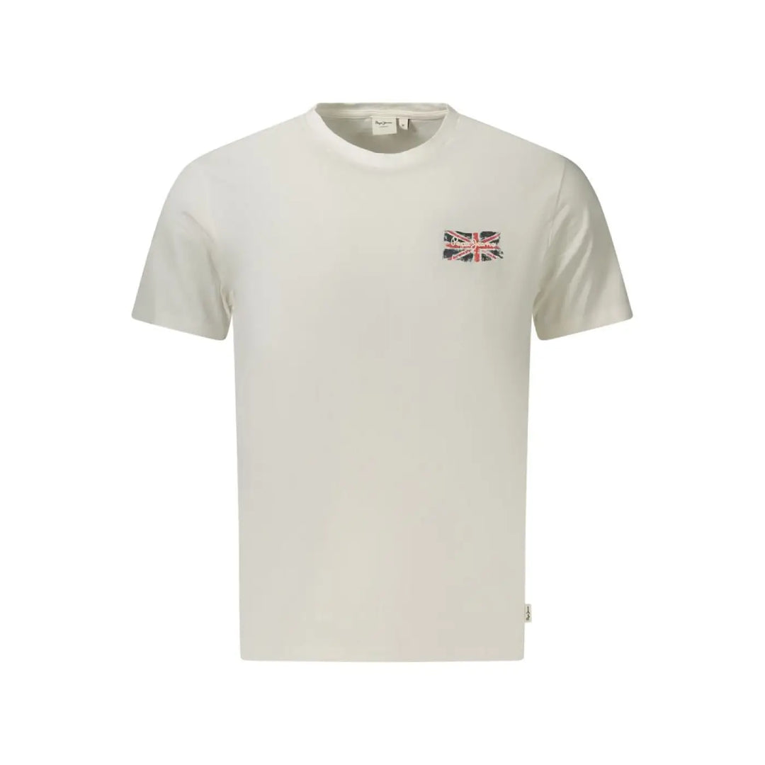 Pepe Jeans Bianco Cotton Men T-shirt