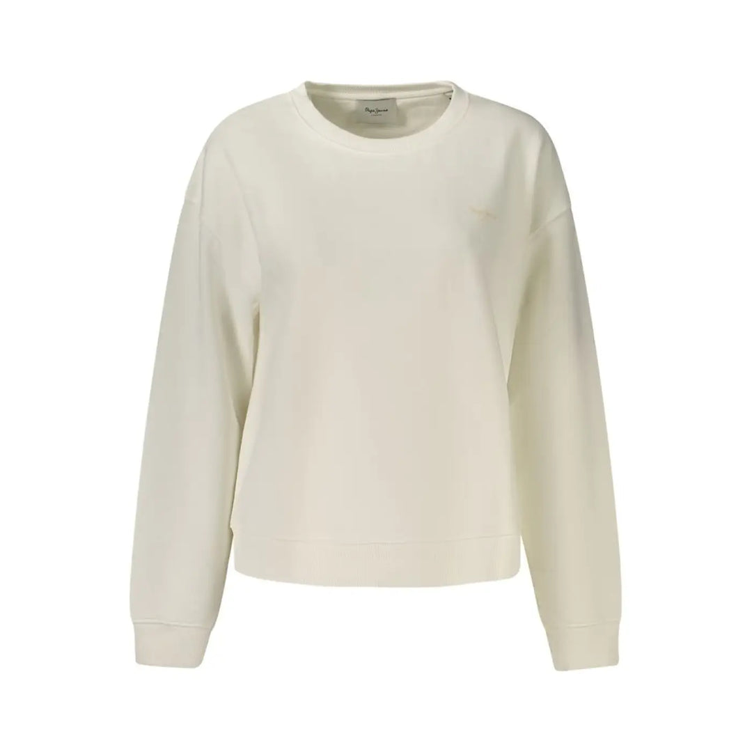 Pepe Jeans Bianco Cotton Women’s Sweatshirt