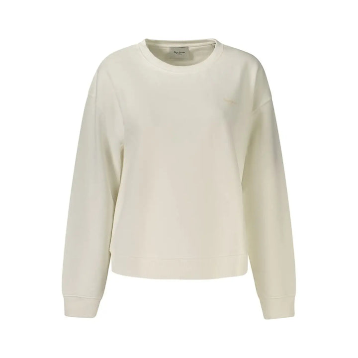 Pepe Jeans Bianco Cotton Women’s Sweatshirt