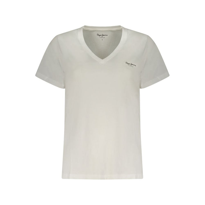 Pepe Jeans - Bianco Cotton Womens T-Shirt