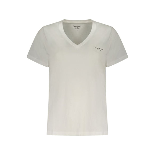 Pepe Jeans - Bianco Cotton Womens T-Shirt