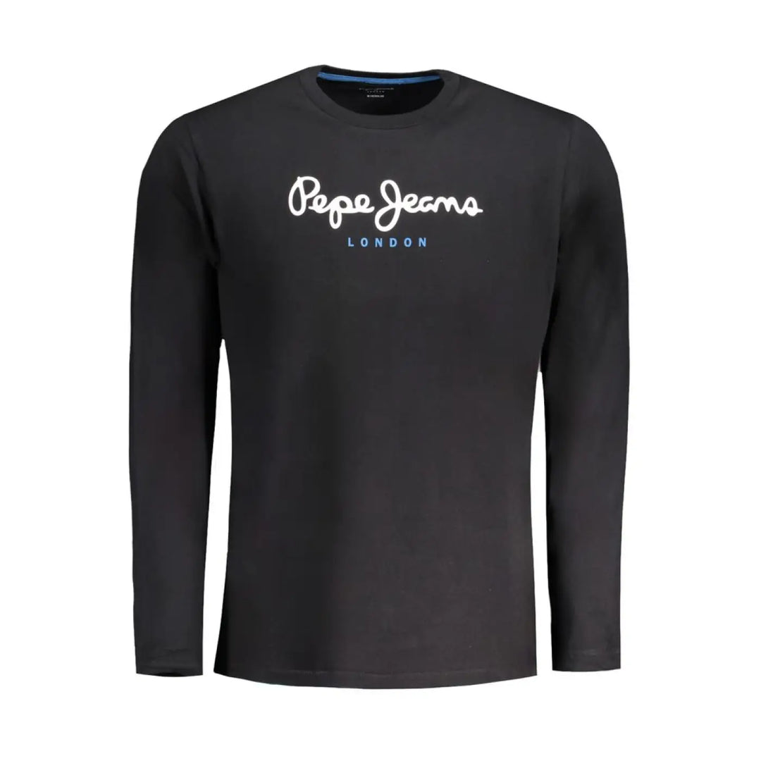 Pepe Jeans Black Cotton Men T-shirt