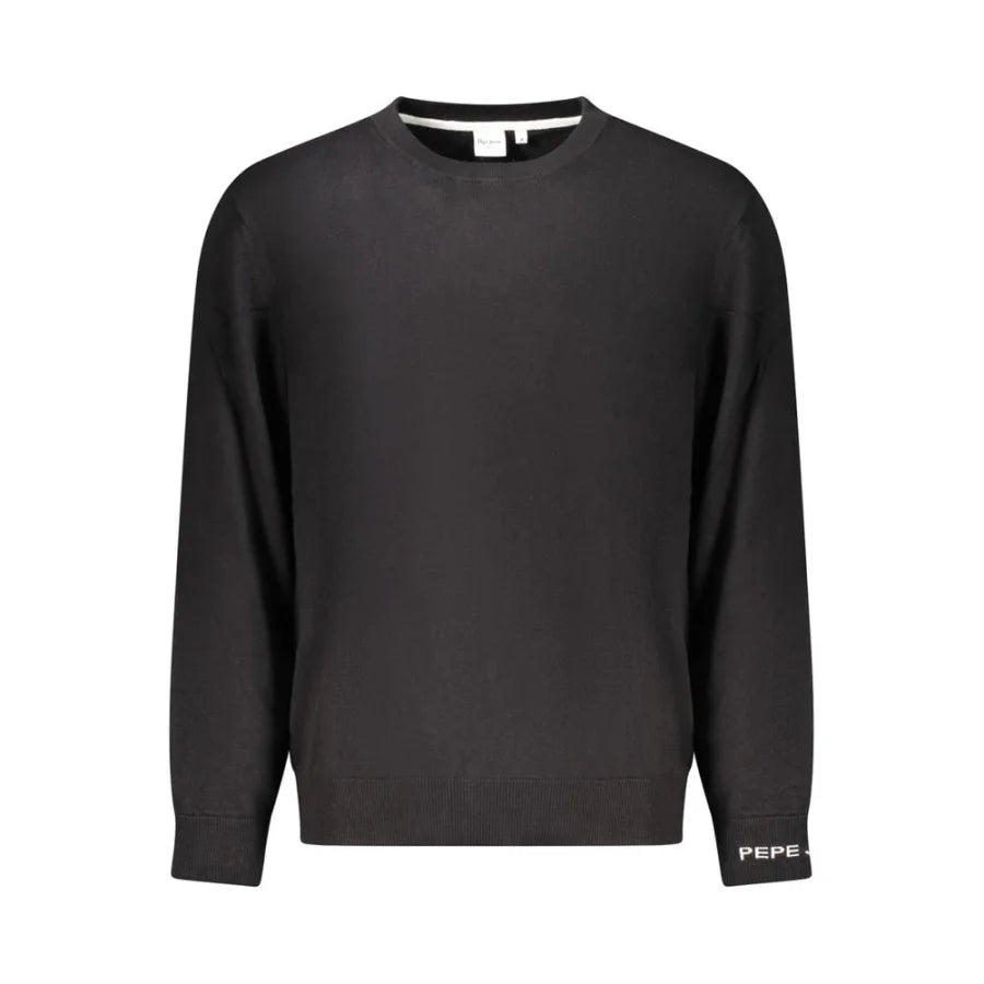 Pepe Jeans Black Cotton Men’s Sweater