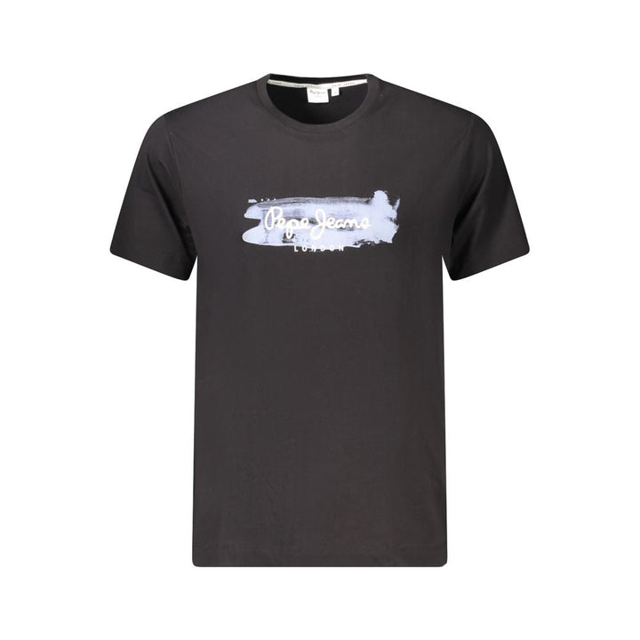 Pepe Jeans Black Cotton Men’s T-shirt