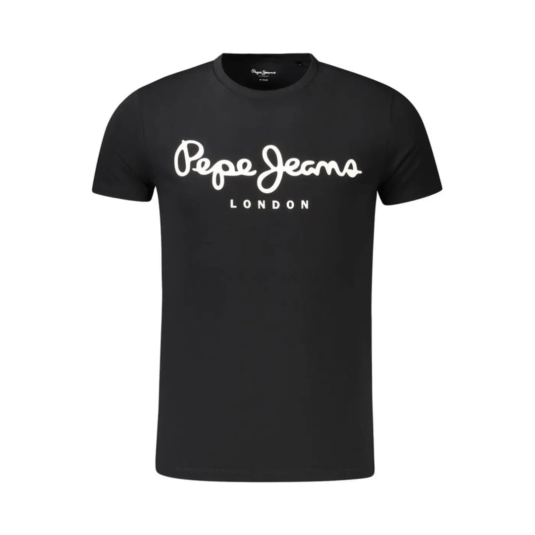 Pepe Jeans Black Cotton Men’s T-Shirt