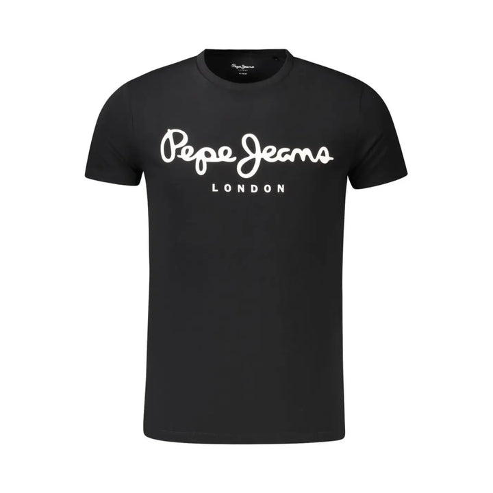 Pepe Jeans Black Cotton Men’s T-Shirt
