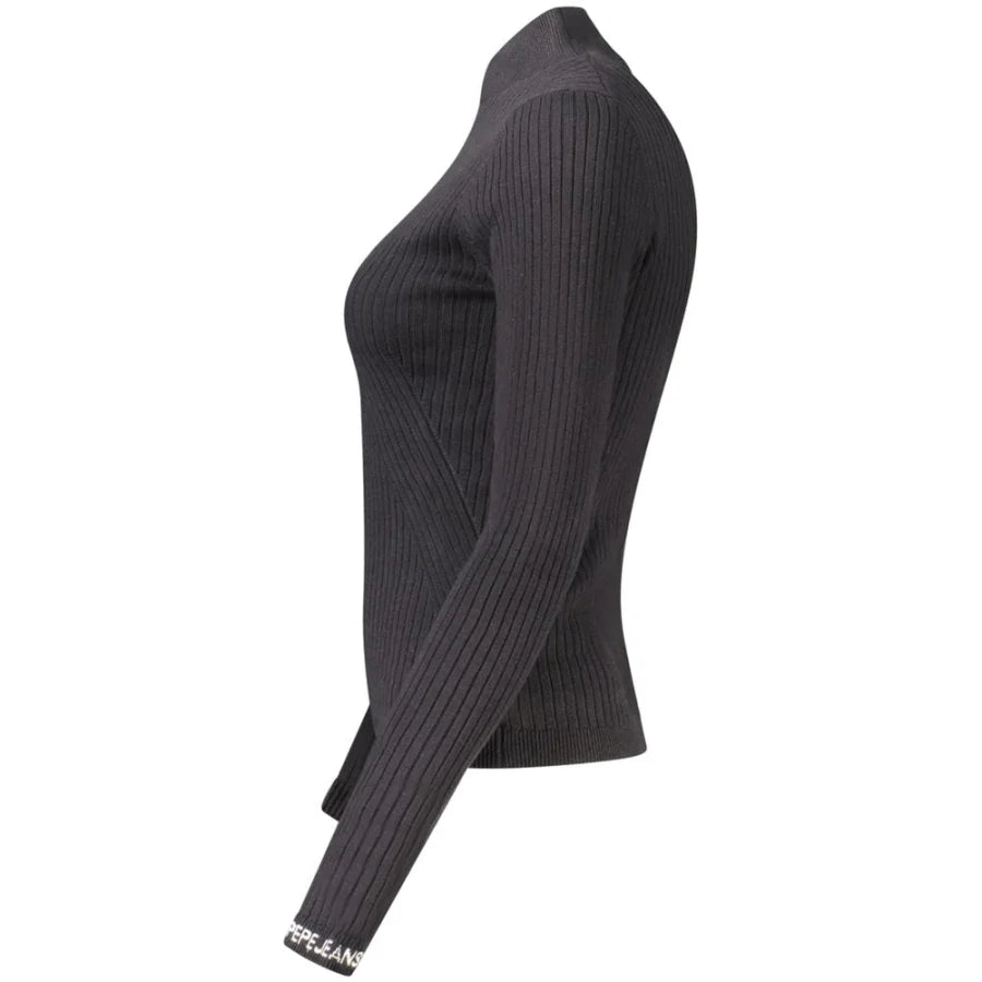 Pepe Jeans Black Cotton Women Sweater