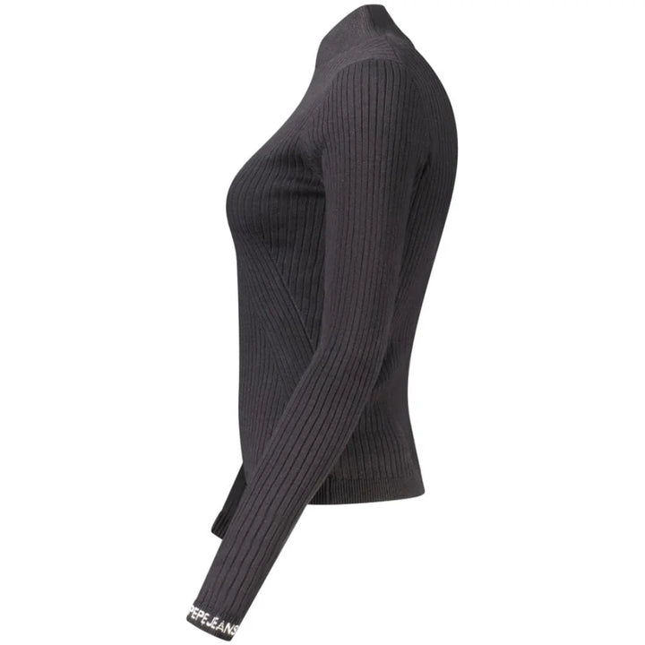 Pepe Jeans Black Cotton Women Sweater