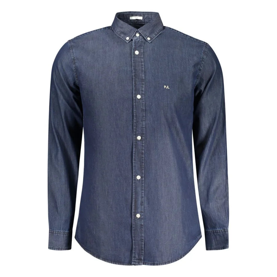Pepe Jeans Blu Cotton Men Shirt