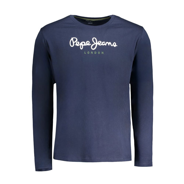 Pepe Jeans Blu Cotton Men T-shirt