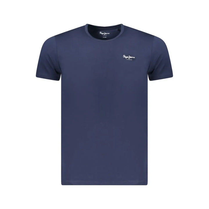 Pepe Jeans Blu Cotton Men T-shirt