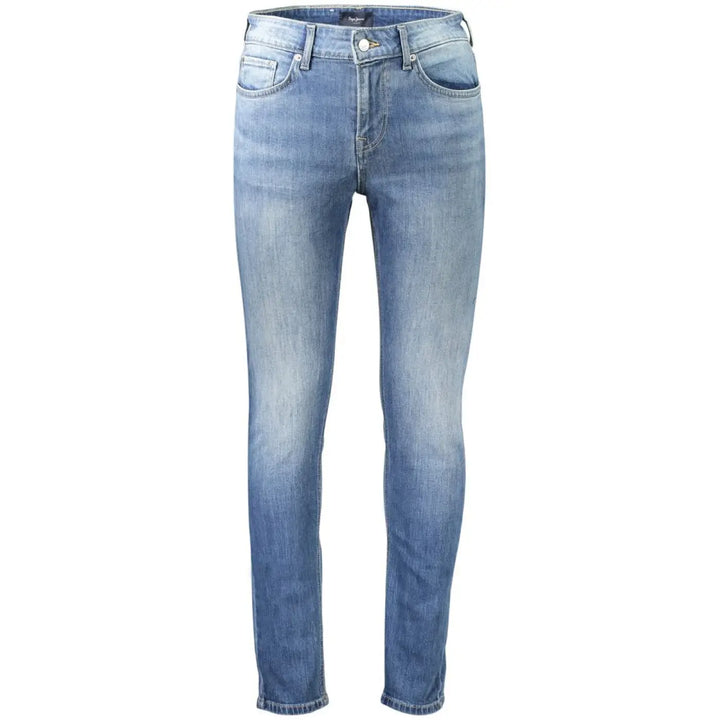 Pepe Jeans Blue Cotton Mens Jean