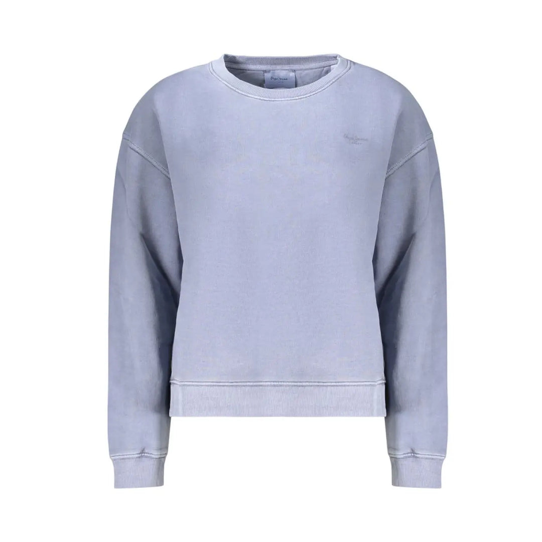 Pepe Jeans Blue Cotton Women’s Sweatshirt