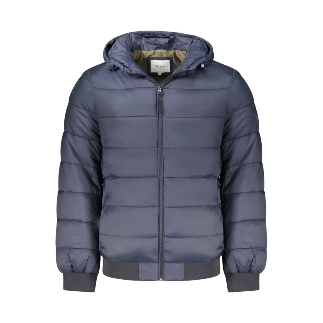 Pepe Jeans Blue Polyamide Jackets &amp; Coat