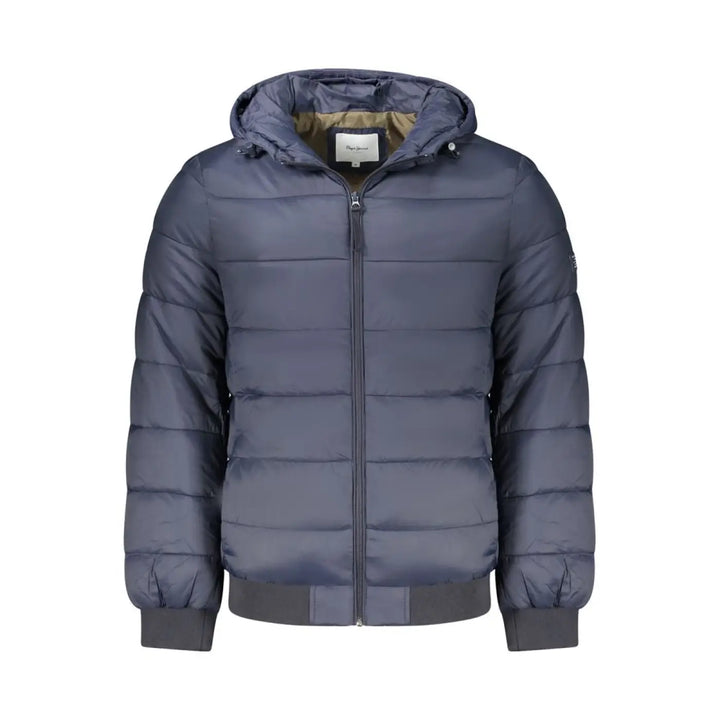 Pepe Jeans Blue Polyamide Jackets &amp; Coat