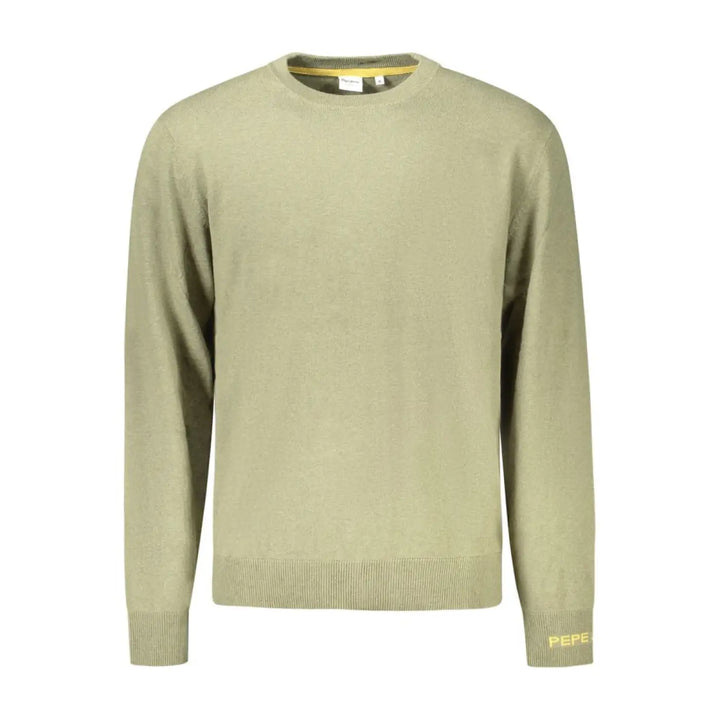 Pepe Jeans Green Cotton Men Sweater