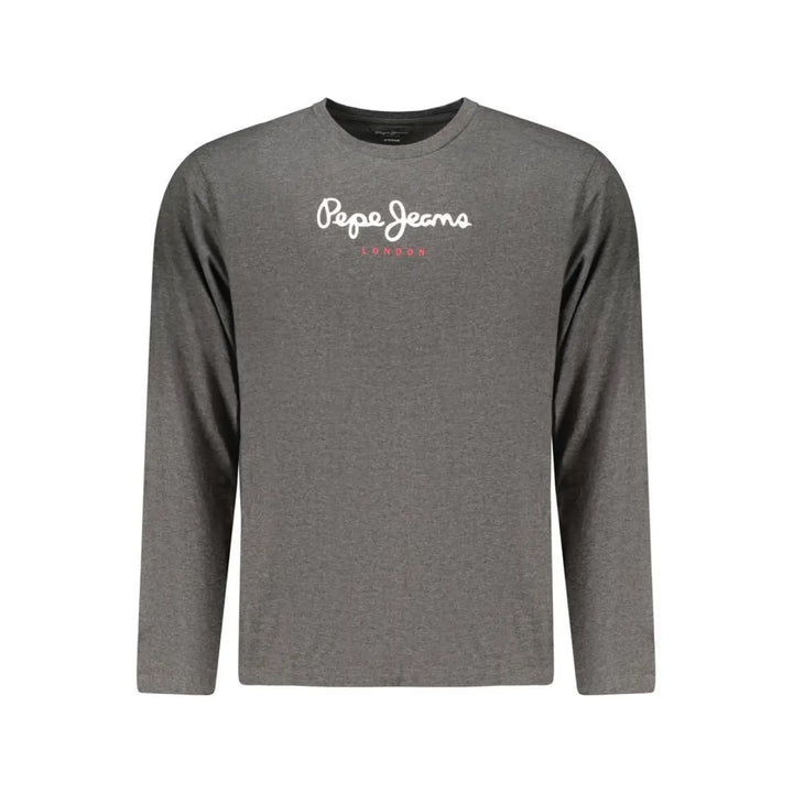 Pepe Jeans Grigio Cotton Men T-shirt