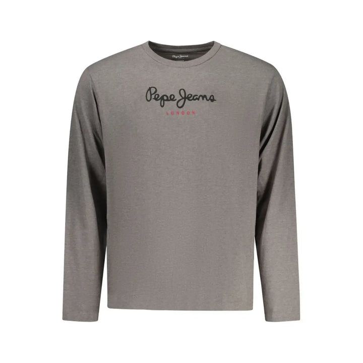 Pepe Jeans Grigio Cotton Men T-shirt