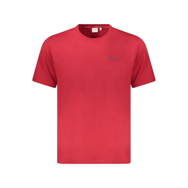 Pepe Jeans Red Cotton Men T-shirt