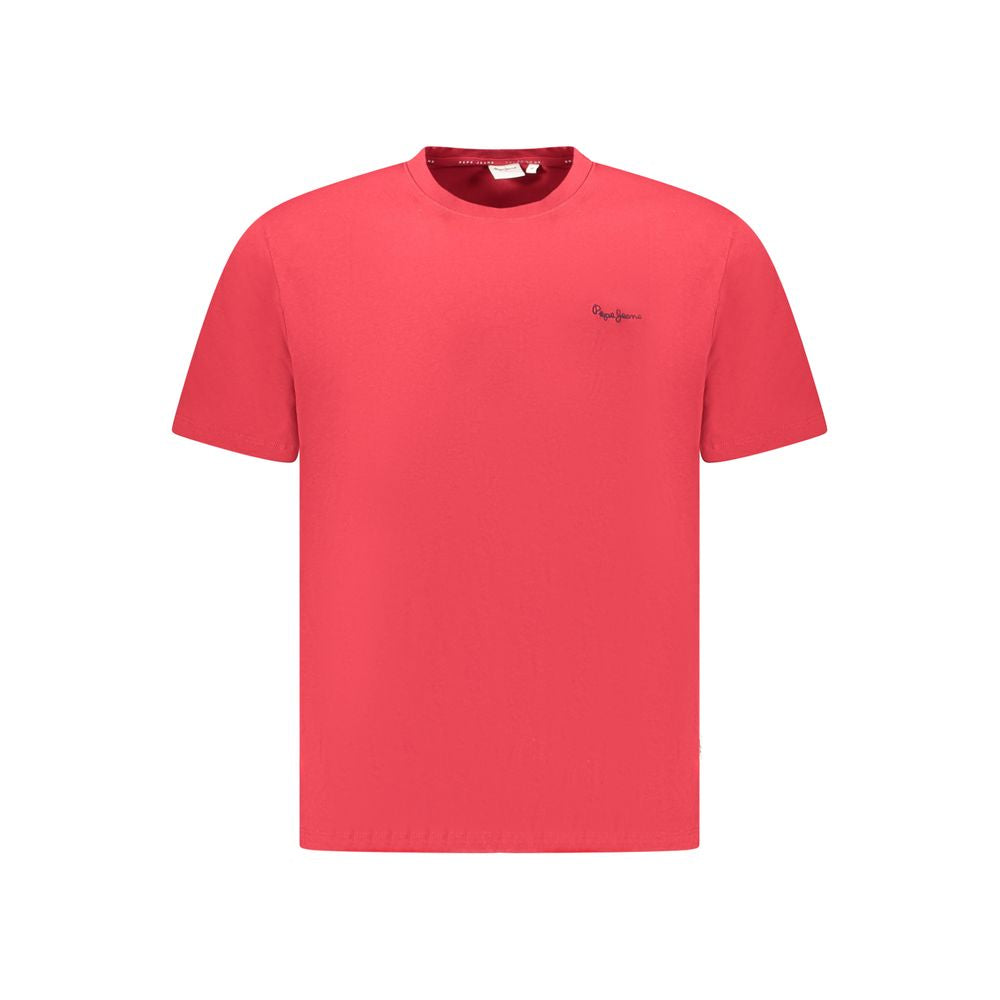 Pepe Jeans Red Cotton Men T-shirt