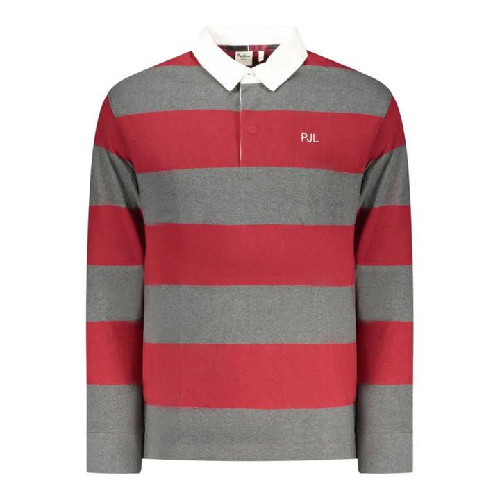 Pepe Jeans Rosso Cotton Mens Polo Shirt