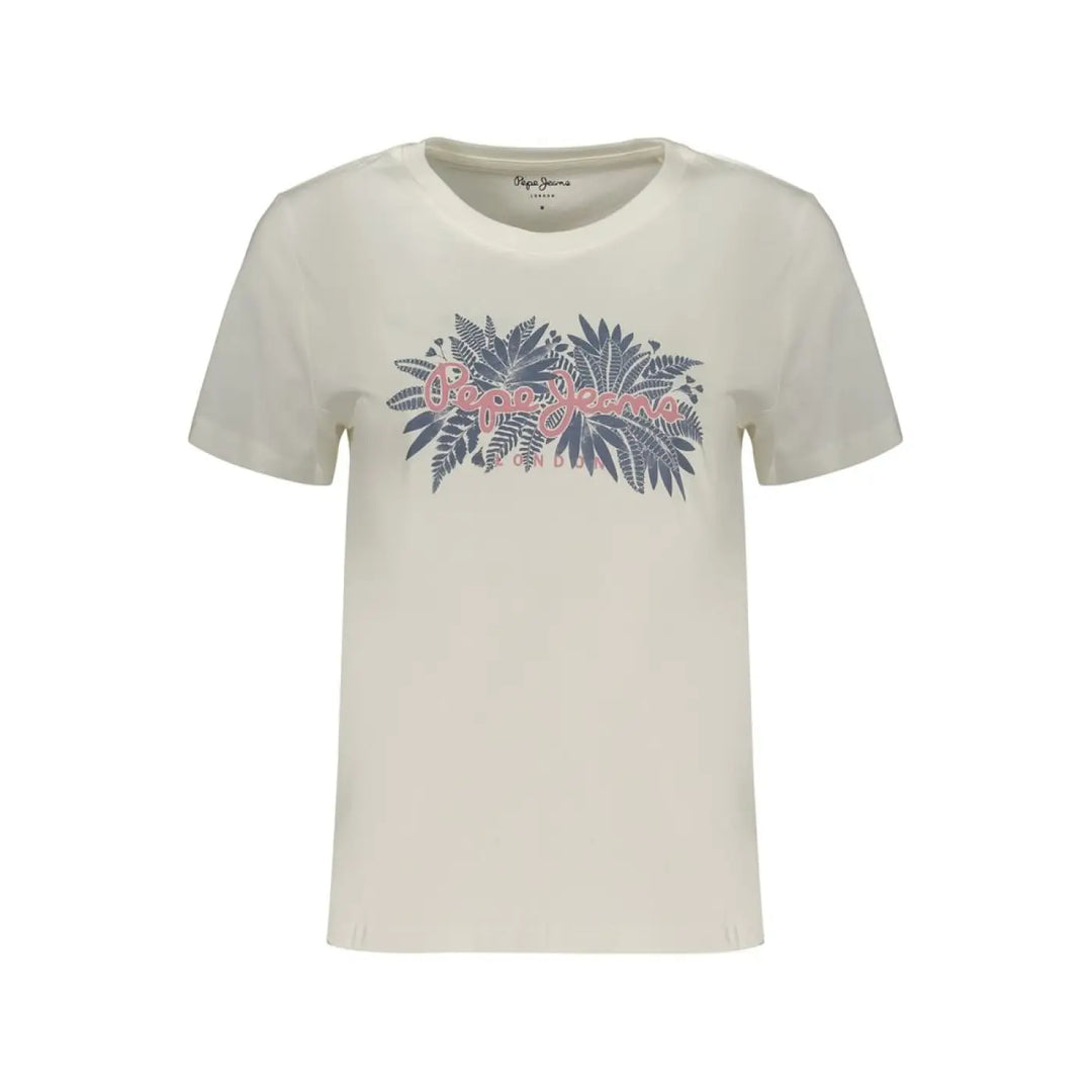 Pepe Jeans White Cotton Women’s T-shirt