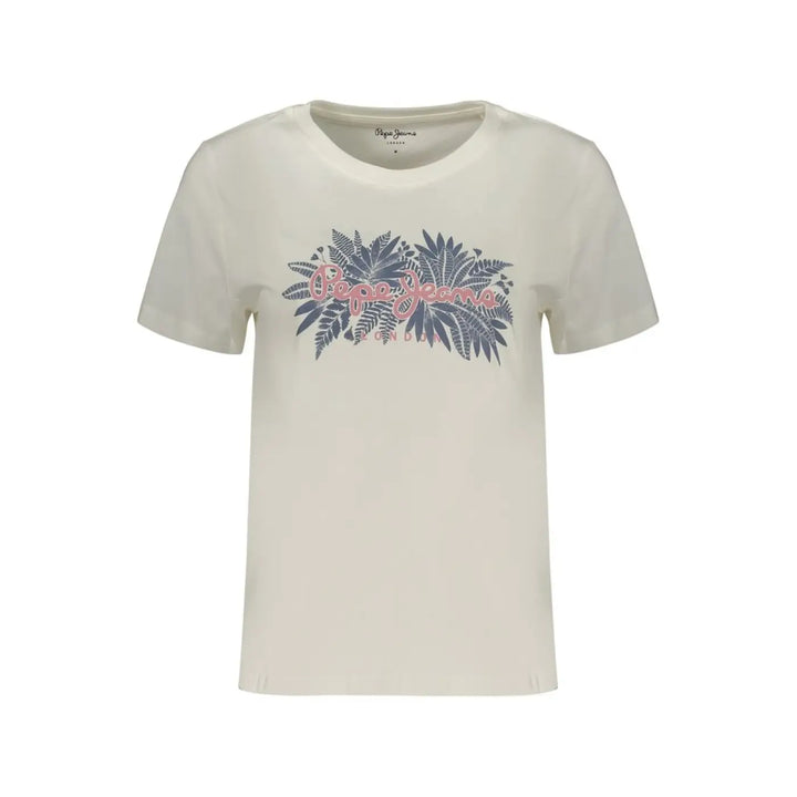 Pepe Jeans White Cotton Women’s T-shirt